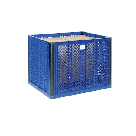 Global Industrial General purpose 39-1/4 in L, 31-1/2 in W, 33-1/2 in H, Polypropylene, Blue 603087